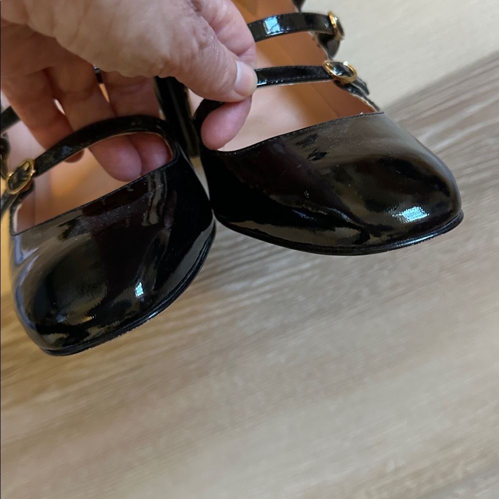 J Crew Maisie Multi Strap Heels in Patent Leather - Picture 6 of 9